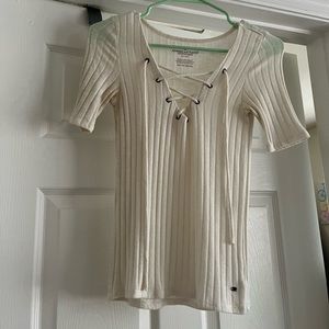 American Eagle Tie Up Shirt